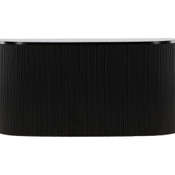 Loca vägghängt sidobord 120 x 45 cm - Svart