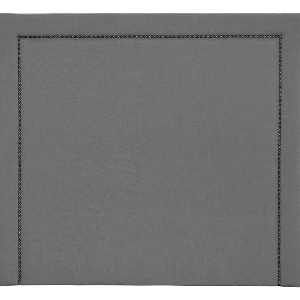 London sänggavel med nitar 150 x 105 cm - Beige