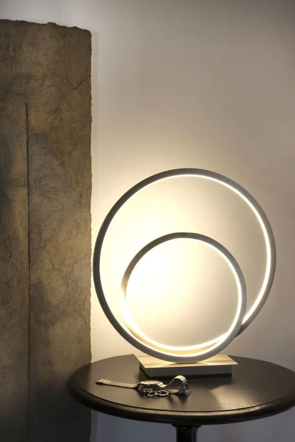 Loop bordslampa - Stål