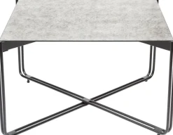 Lori soffbord 75x75 cm - Antikfärgad spegelglas + Textilrengöring för möbler