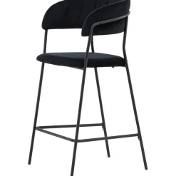 Lui barstol - Svart sammet