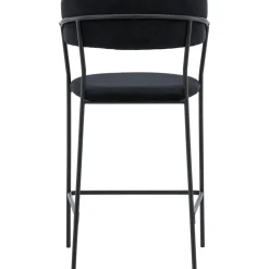 Lui barstol - Svart sammet