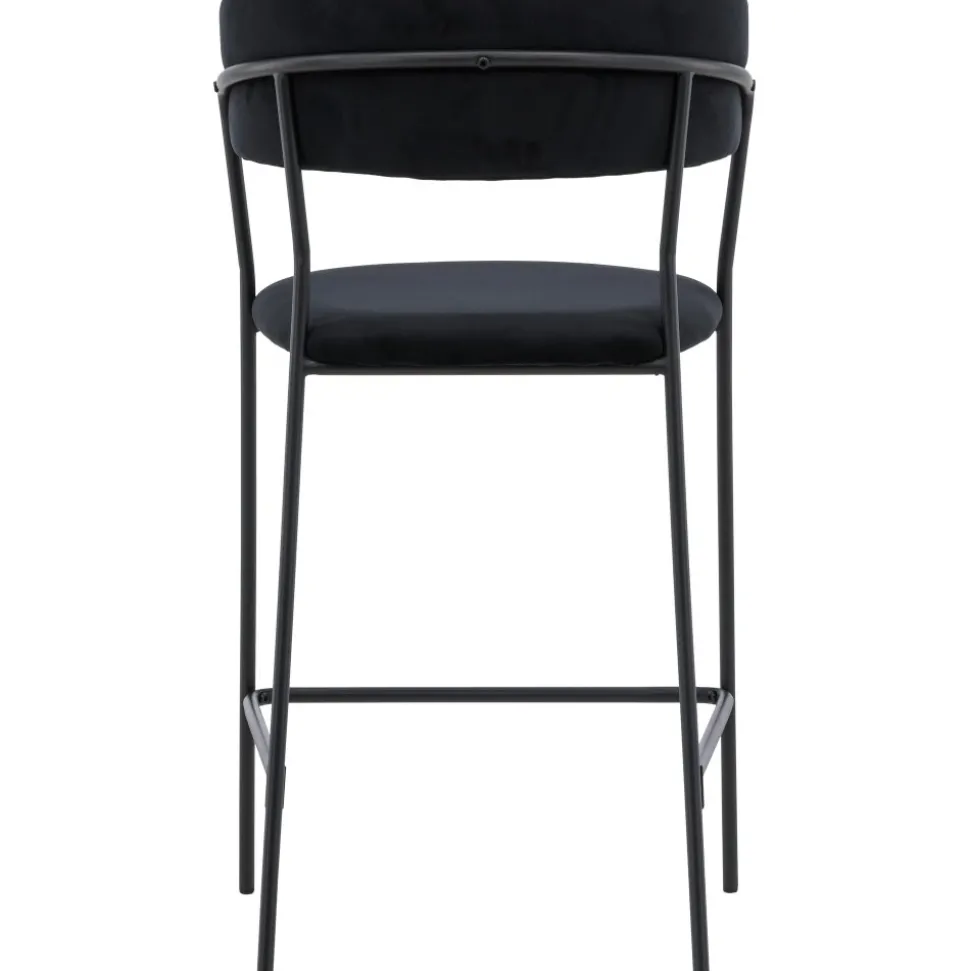 Lui barstol - Svart sammet