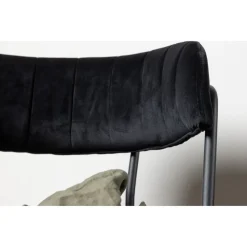 Lui barstol - Svart sammet