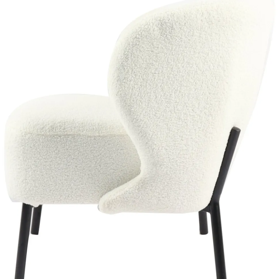 Lullaby fåtölj - Offwhite Boucle / Teddy