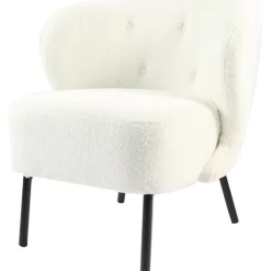 Lullaby fåtölj - Offwhite Boucle / Teddy