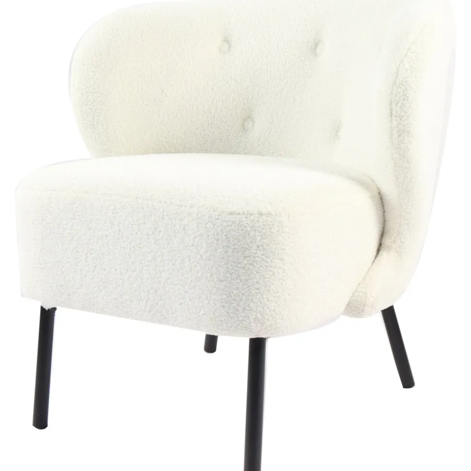 Lullaby fåtölj - Offwhite Boucle / Teddy