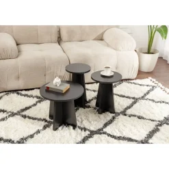 Lume soffbord-set - Svart