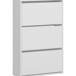 Lupa vägghängt skoskåp - Vit