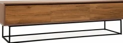 Lupin TV-bänk 180 cm - Valnöt/svart