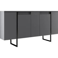 Lux skänk Antracit/svart