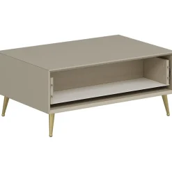 Lux soffbord 90 x 60 cm - Beige