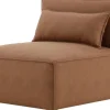 Luxury modulsoffa - Mittdel 1 - Brun