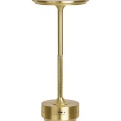 Lyneham uppladdningsbar LED bordslampa - Mässing