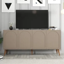 Lyon skänk - Brun/valnöt