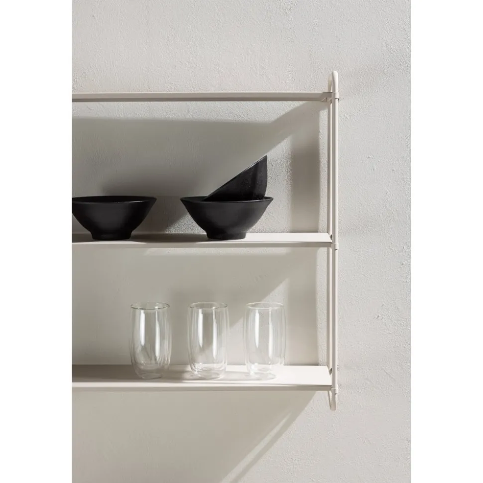 Lyon vägghylla 63 x 122 cm - Beige