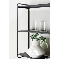 Lyon vägghylla 63 x 122 cm - Svart