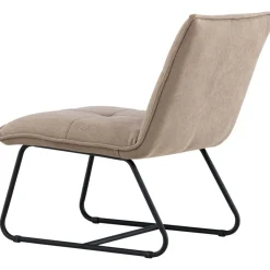 Madison loungestol - Brun manchester/svart