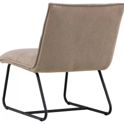 Madison loungestol - Brun manchester/svart