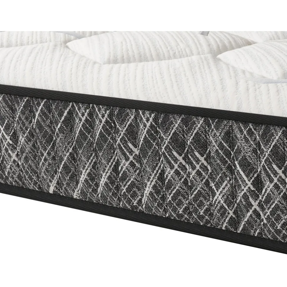 Madrass med pocket och antibakteriellt tyg