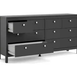 Madrid bred byrå - Svart