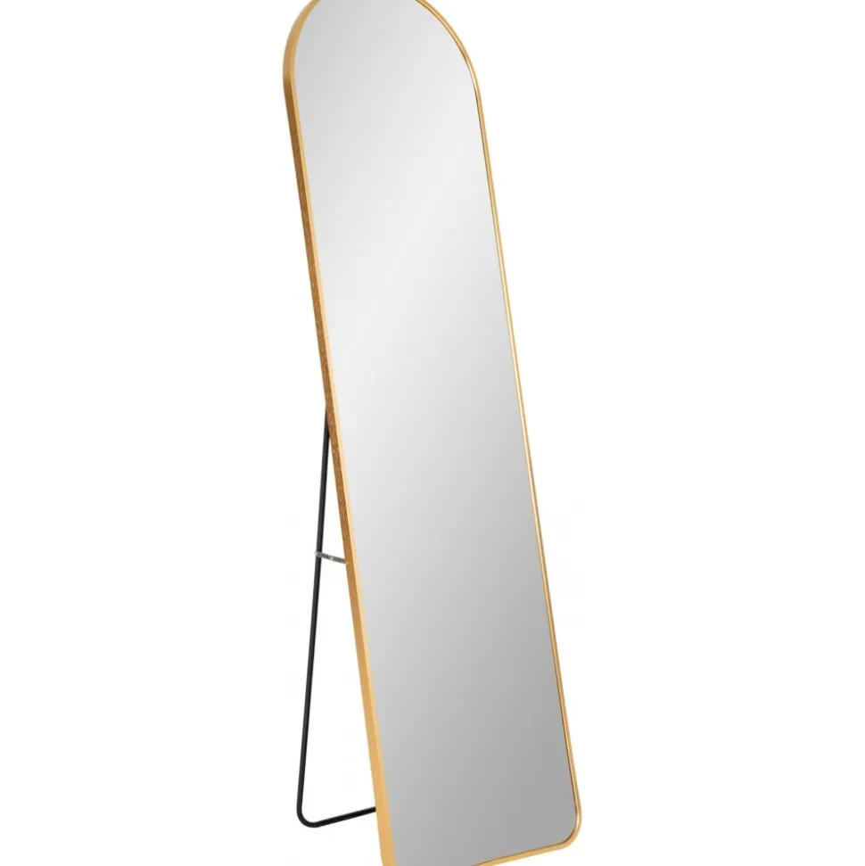 Madrid golvspegel - Mässing + Karta med möbeltassar på köpet!