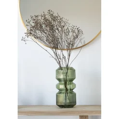 Madrid rund väggspegel - Mässing