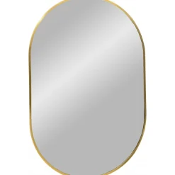 Madrid väggspegel oval - Mässing + Glas och Kristallrengöring