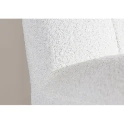 Mahla loungestol - Vit bouclé