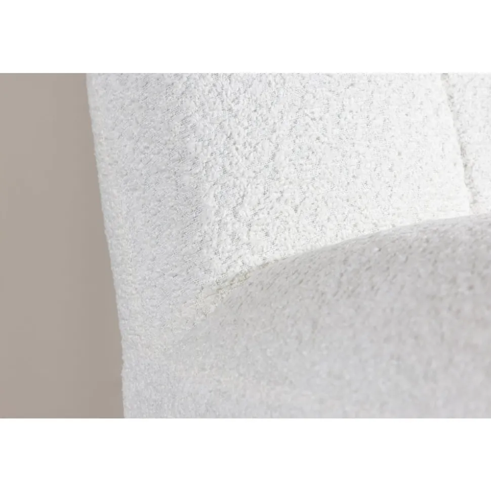 Mahla loungestol - Vit bouclé