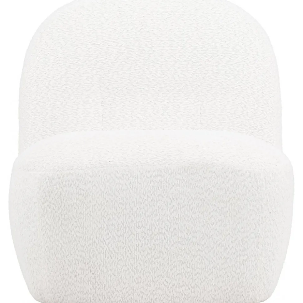 Mahla loungestol - Vit bouclé