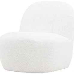 Mahla loungestol - Vit bouclé