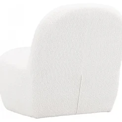 Mahla loungestol - Vit bouclé