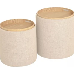 Maiko puff 2st - Beige