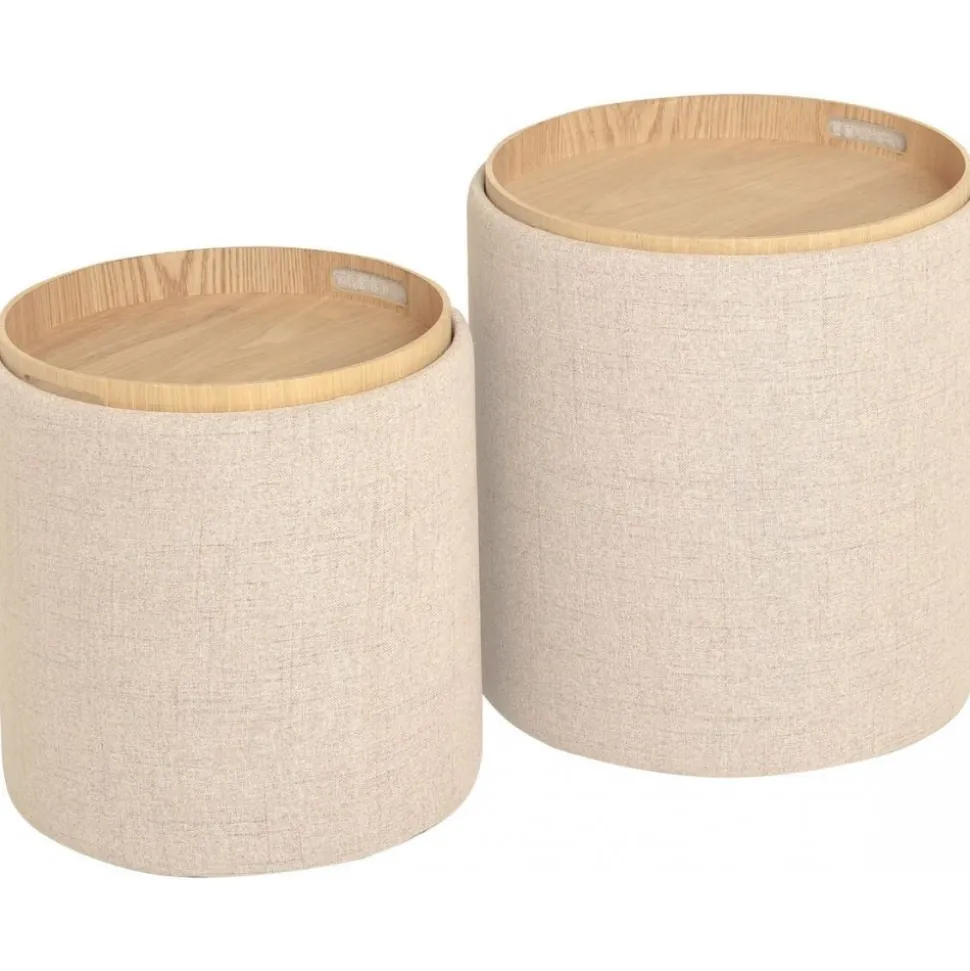 Maiko puff 2st - Beige