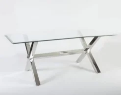 Maine glasmatbord - 200x95 cm + Glas och Kristallrengöring