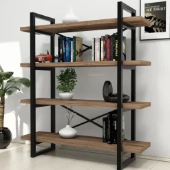 Makro bokhylla - Valnöt