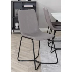 Malcolm matstol - Grå/svart