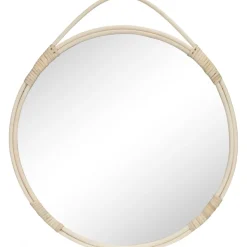 Malo väggspegel - Rotting + Karta med möbeltassar på köpet!