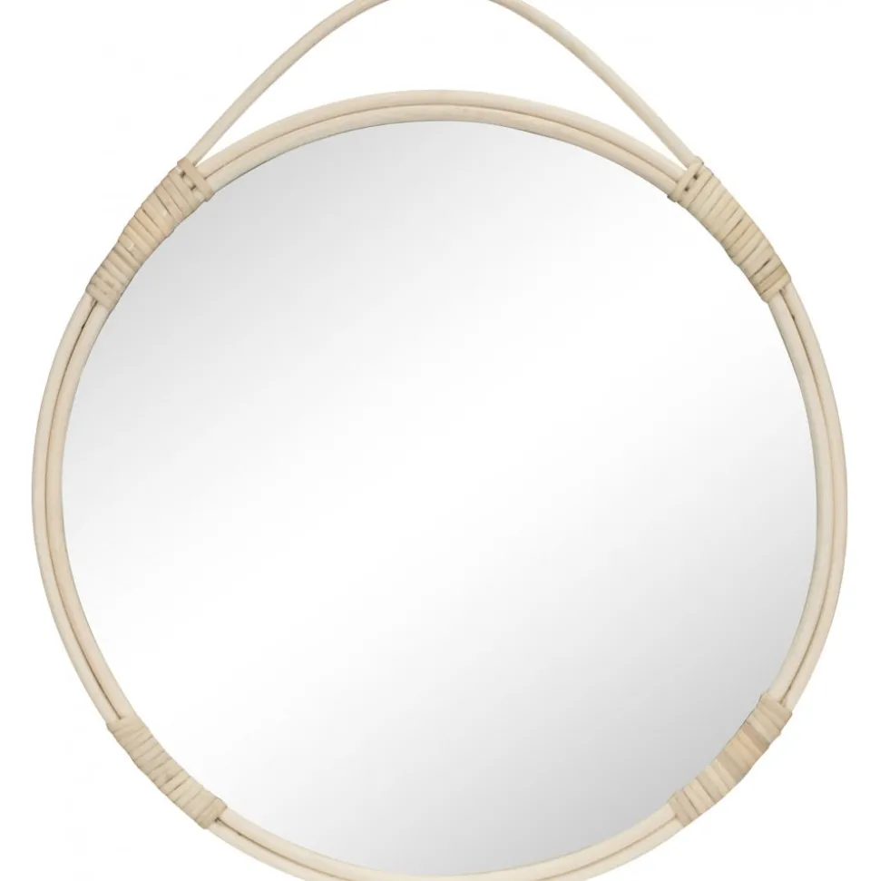 Malo väggspegel - Rotting + Karta med möbeltassar på köpet!