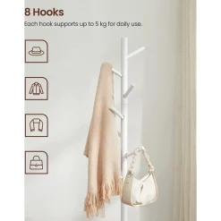 Malva klädhängare - Vit