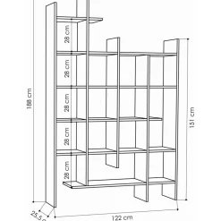 Manco bokhylla - Hitit