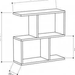 Mania sidobord 60 x 20 cm - Antracit