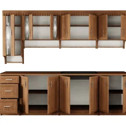 Margaret komplett kök 260 cm - Valnöt