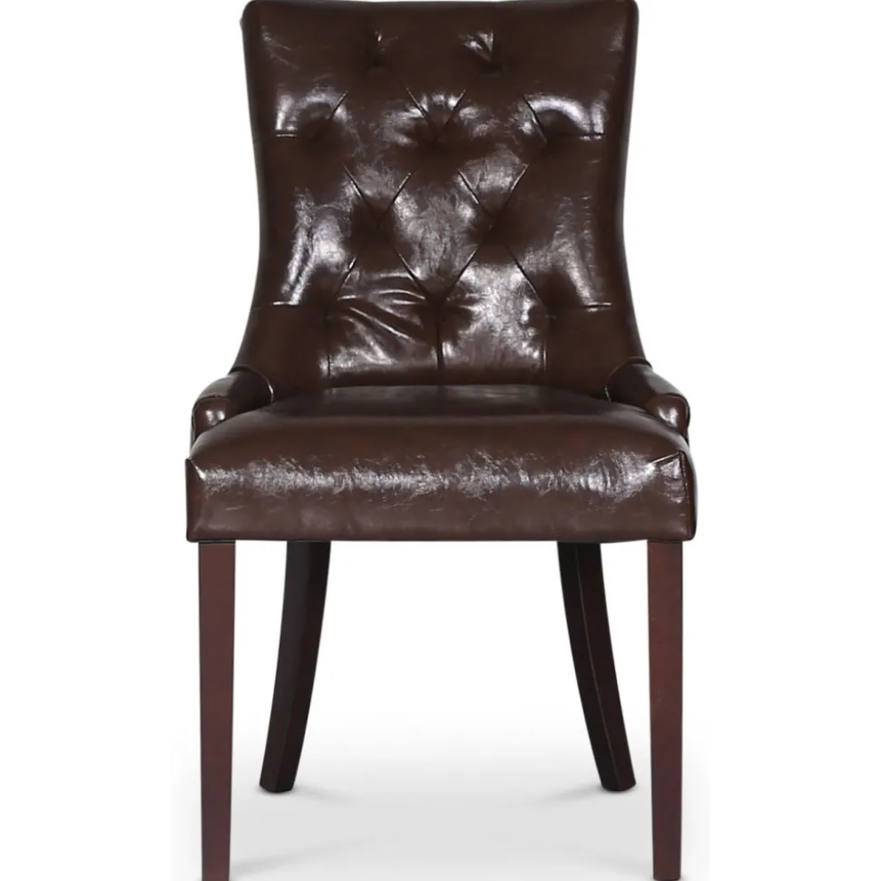 Marie Stol i brun vintage PU