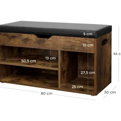 Marko hallbänk - Brun