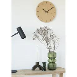 Marma ljusstake båge i brun marmor