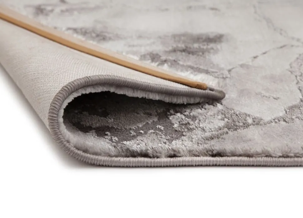 Maskinvävd matta - Craft Concrete Silver