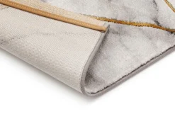 Maskinvävd matta - Craft Marble Guld