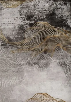 Maskinvävd matta - Craft Modern Guld